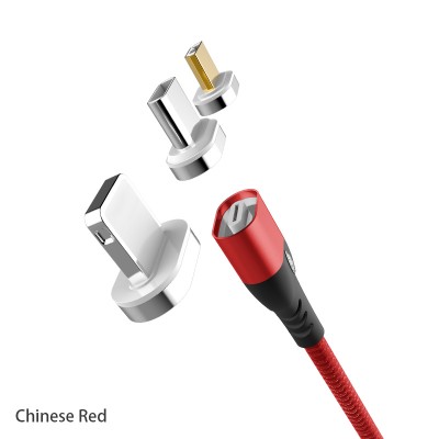 10th Gen Quick Charging 3A Delicate design Diamond LED Display Magnetic Cable Cable 3 in 1 magnetic charging cable